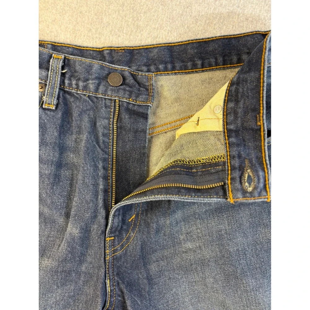 Levis Mens Denim Shorts Medium Wash Blue Cotton Relaxed Fit Size 32 35569-0174